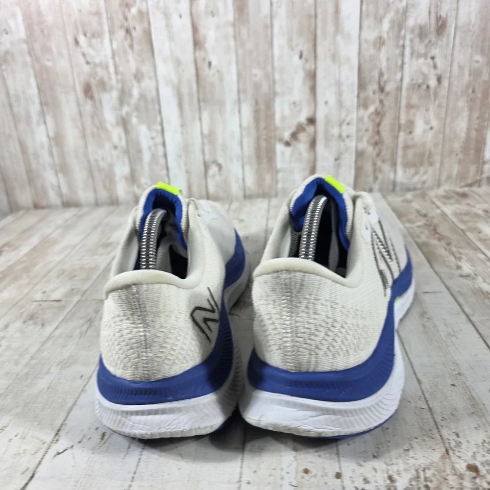 New Balance FuelCell‎ Propel v4 Mens 10.5 Running Shoes White Blue MFCPRCW4